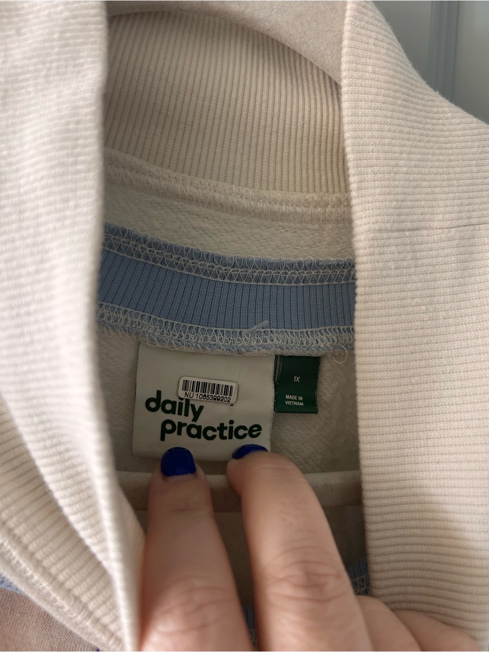 Anthropologie Daily Practice Base Plate Colorado Ski Mock Neck Sweatshirt - Picture 7 of 8